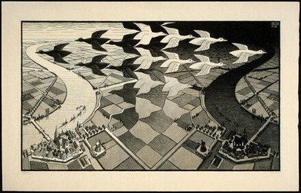 “Day and Night” by M.C. Escher, 1937